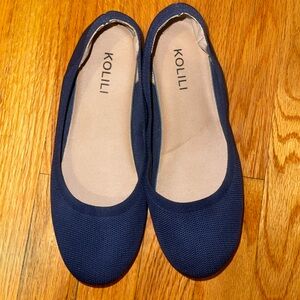 Women's Navy Blue Flats